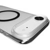 Puro Lite Mag TPU+PC dėklas, suderinamas su „MagSafe“, skirtas „iPhone 17 Air“ – skaidrus su juodu žiedu
