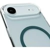 Puro Lite Mag TPU+PC dėklas suderinamas su MagSafe skirtas Apple iPhone 17 Air – skaidrus su turkio spalvos žiedu