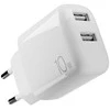 Puro PROLITE 10W 2x USB-A laidinis įkroviklis - baltos spalvos