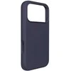 Puro Icon Mag Pro Liquid Silikoninis dėklas for iPhone 17 Pro, MagSafe Compatible, with Camera Protection and Aluminum Mygtukai - Dark Mėlyna