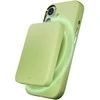 Puro Icon Mag Pro Liquid Silicone dėklas skirtas iPhone 17, MagSafe Compatible, with Camera Protection and Aluminum Mygtukai – Žalias