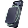 Puro Icon Mag Pro Liquid Silikoninis dėklas for iPhone 17 Pro Max, MagSafe Compatible, with Camera Protection and Aluminum Mygtukai - Dark Mėlyna