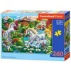Castorland Dėlionė 260 vnt. - Vienaragių sodas