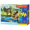 Castorland Dėlionė 70 vnt. - Dinozaurai