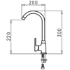 PYRAMIS BELLO granite faucet polar baltas
