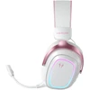 QCY Heroad GT2 Tri-Mode Wireless THX 7.1.4 Gaming Headphones with Detachable Microphone - Rožinė