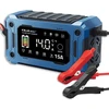 Qoltec 52496 įkroviklis 12V 15A | Lygintuvas su remonto funkcija ir maitinimo palaikymu keičiant akumuliatorių | skirtas AGM GEL LiFePO4 | LCD