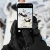 Qunature Finger Style slidinėjimo pirštinės L dydis - juodos
