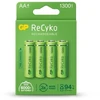 GP Battery GP baterija GP – ReCyko NiMH 130AAHCE įkraunamos baterijos, 4 pakuotės