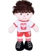Jokomisiada Rag doll POLISH Footballer No. 9 - soccer ball Soft material ZA5477