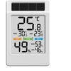„Rainpoint BALDRTHERM B0590TH-V6“ saulės energija varomas termohigrometras su dideliu ekranu