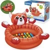 Bestway Suchy basen raudona PANDA su kulkami 107x94cm + 50 kulek 52702