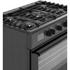 Ravanson KWGE-K90 Cheff Modern Juodas gas and electric cooker (juodas)