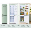 Ravanson LKK-315RM Retro Šaldytuvas 597 mm x 707 mm x 1943 mm | 315 l | Total No Frost | Energy Class E | mint