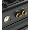 Ravanson Retro KWGE–90AR gas and electric cooker (juodas)