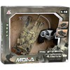 Jokomisiada RC Tank with Remote Control, Rotating Turret, Lights, Realistic Sound