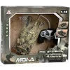 Jokomisiada RC Tank with Remote Control, Rotating Turret, Lights, Realistic Sound