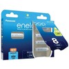 Rechargeable batteries PANASONIC ENELOOP AAA 800 mAh 8 vnt (BK-4MCDE/8HH)