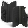 Dėklas Ringke iPhone 17 Case Folio Grip Wallet Magnetic Juodas