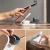 Ringke QI2.2 25W 3in1 Magnetic MagSafe belaidis sulankstomas įkroviklis baltos spalvos