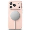 Dėklas Ringke iPhone 17 Pro Case Silicone Magnetic Rožinė Sand