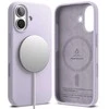 Ringke Silicone Magnetic MagSafe dėklas skirtas Apple iPhone 17 – violetinės spalvos