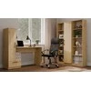 Top E Shop COSMO Oak Artisan Desk + Bookcase Set