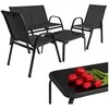 Balcony furniture set - juodas Gardlov