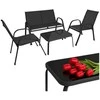 Balcony furniture set - juodas Gardlov