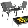 Balcony furniture set - pilka Gardlov