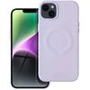 ROAR dėklas LEATHER MAG suderinamas su MagSafe, skirtas IPHONE 14 Plus violetinei