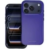 ROAR dėklas RAINBOW BUMPER suderinamas su MagSafe, skirtas IPHONE 17 Air violetinė
