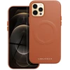 ROAR dėklas LEATHER MAG, suderinamas su MagSafe, skirtas IPHONE 12 Pro Brown
