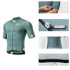Rockbros 15120014018 ROAD TO SKY men's cycling jersey, short sleeve, L - pilka-mėlynas