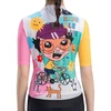 Rockbros 15210005004 M women's cycling jersey with print - baltas