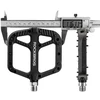 Rockbros 2018-12A Nylon Bicycle Pedals - Juodas