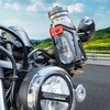 Rockbros 31210029 Motorcycle Bottle Holder - Juodas and Raudona