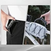 Rockbros 87639-4 dviračio spyna su kodu ir plieniniu lynu - juodas