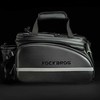 Rockbros A6-6 krepšys dviračiui for trunk, 35 l, with fold-out pockets – juodos spalvos