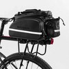 Rockbros A6-6 krepšys dviračiui for trunk, 35 l, with fold-out pockets – juodos spalvos