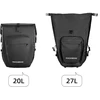 Rockbros AS-001 Atsparus vandeniui Trunk Bag 27L - Juodas