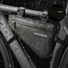 Krepšys Rockbros AS-017 rowerowa na ramę 5 l - ciemnozielona