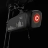 Rockbros AS-141 Lightweight Bicycle Seat Bag with Smart Rear Light - Juodas