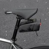 Rockbros AS-141 Lightweight Bicycle Seat Bag with Smart Rear Light - Juodas