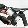 Rockbros AS-150 Atsparus vandeniui Multifunctional Saddle Bag with Bottle Holder - Juodas