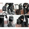 Rockbros AS-158 vairo krepšys „Brompton 18L“ sulankstomam dviračiui - Juodas