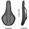 Rockbros B824 sports ergonomic bicycle saddle - juodas