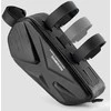 Rockbros Bike Bag, Rigid, Frame, Top Tube, 1.4l - Juodas
