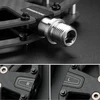 Rockbros C525 anglies pluošto platforminiai dviračių pedalai - Juodas
