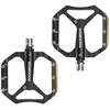 Rockbros C700 Reflective Aluminum Platform Bicycle Pedals - Juodas